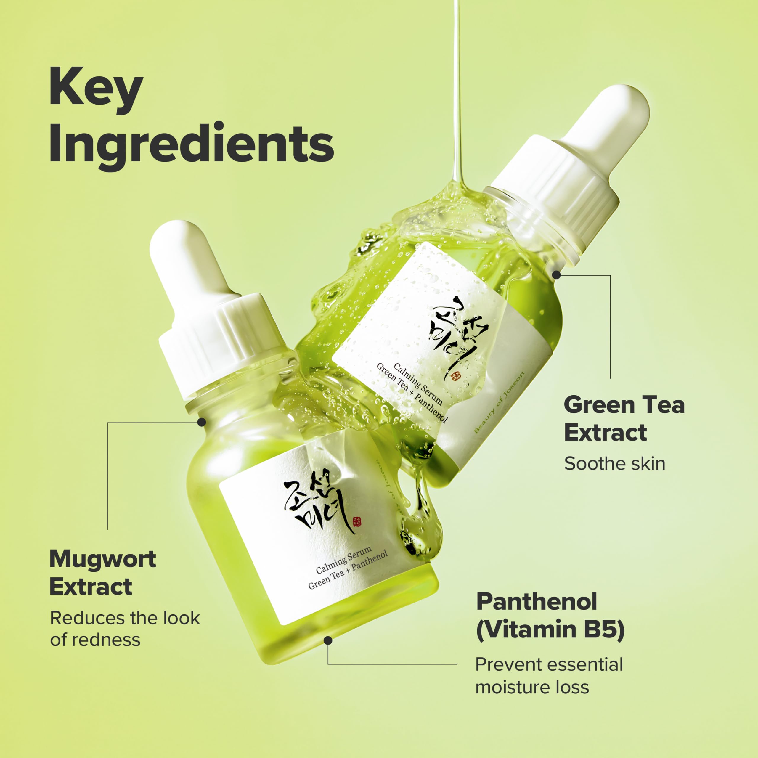Beauty of Joseon Calming Serum Green Tea Panthenol Soothing, Moisturizing Sensitive