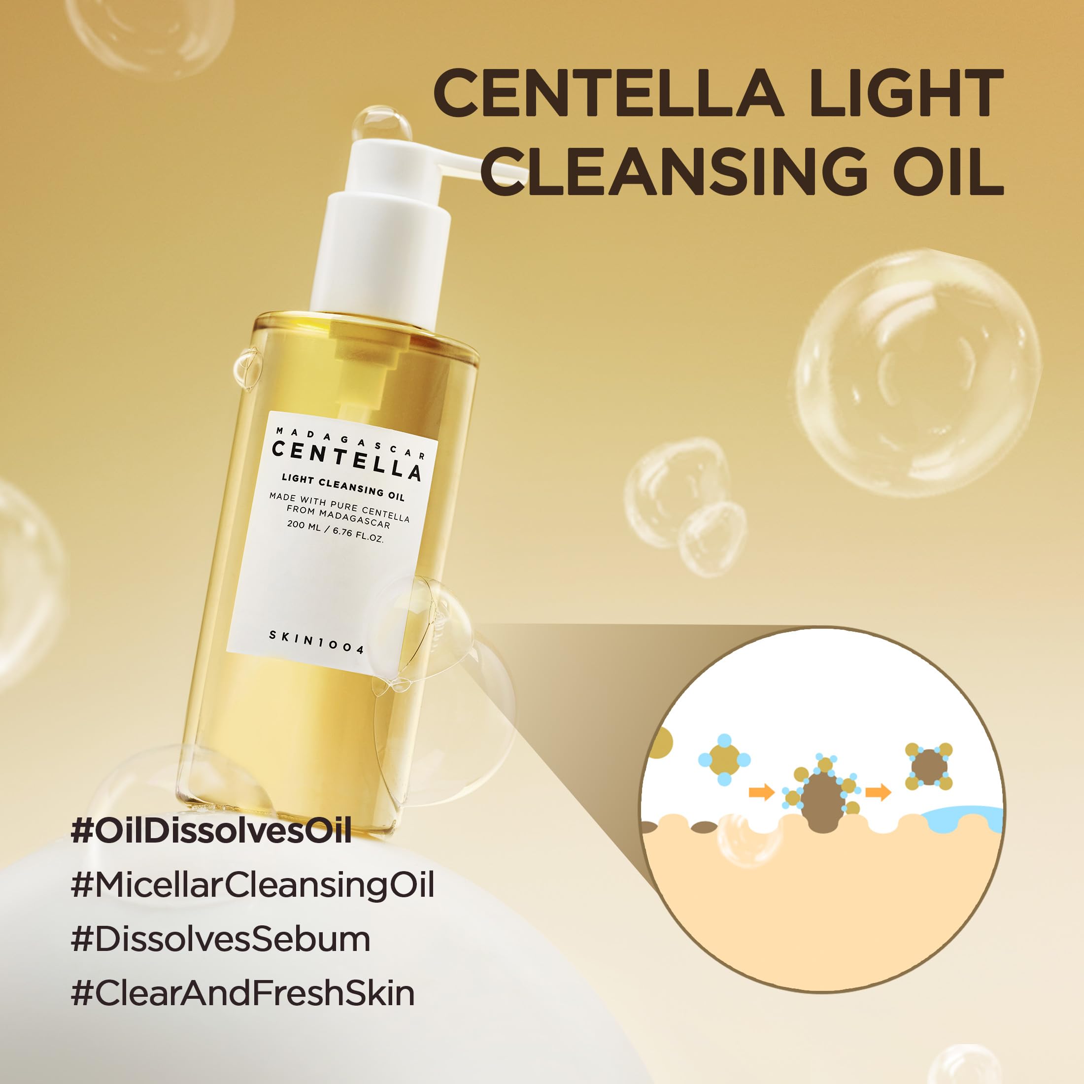 Madagascar Centella Light Cleansing Oil – Fresh & Gentle Cleanser