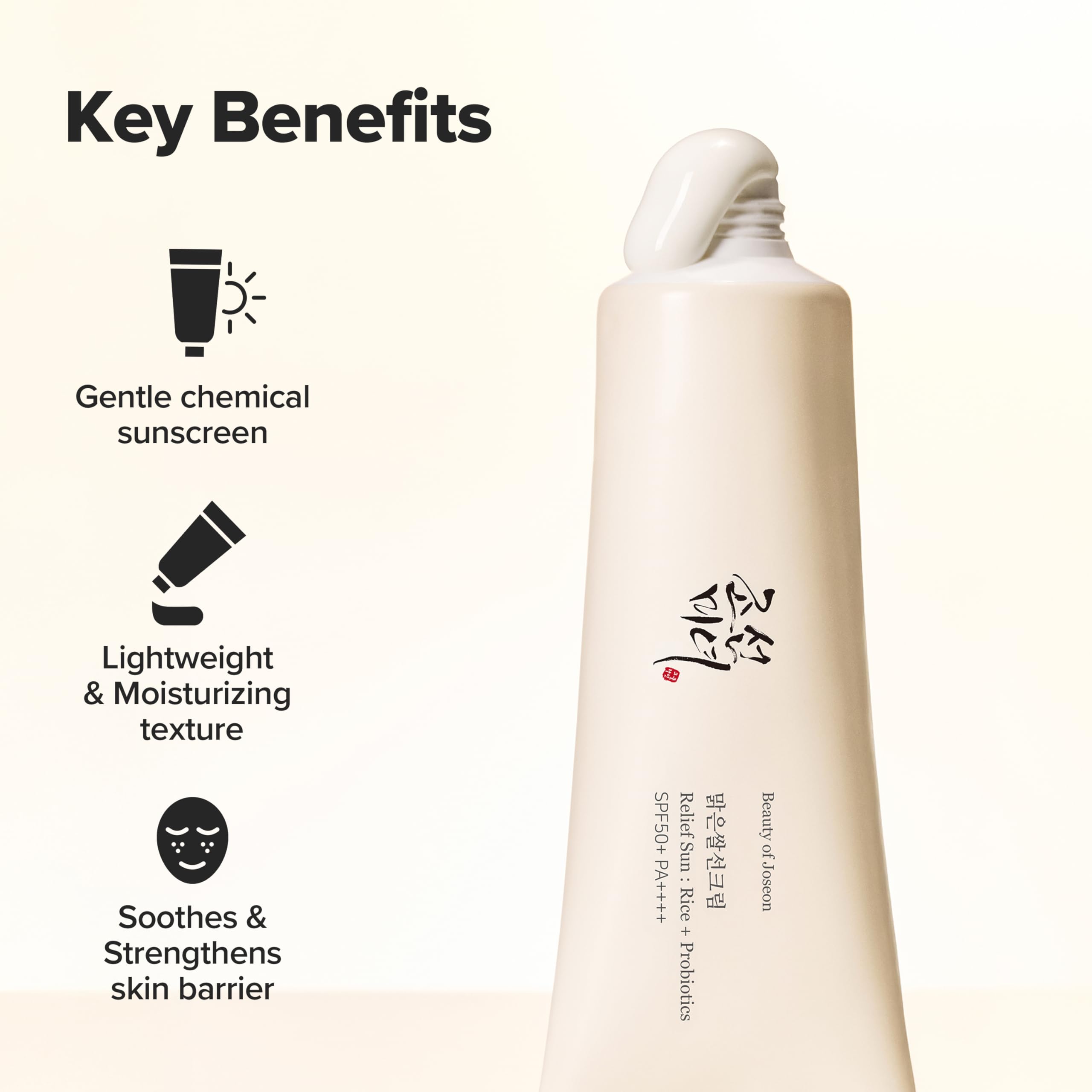 Beauty of Joseon Relief Sun Rice Probiotics korean Sunscreen  for Men and Women