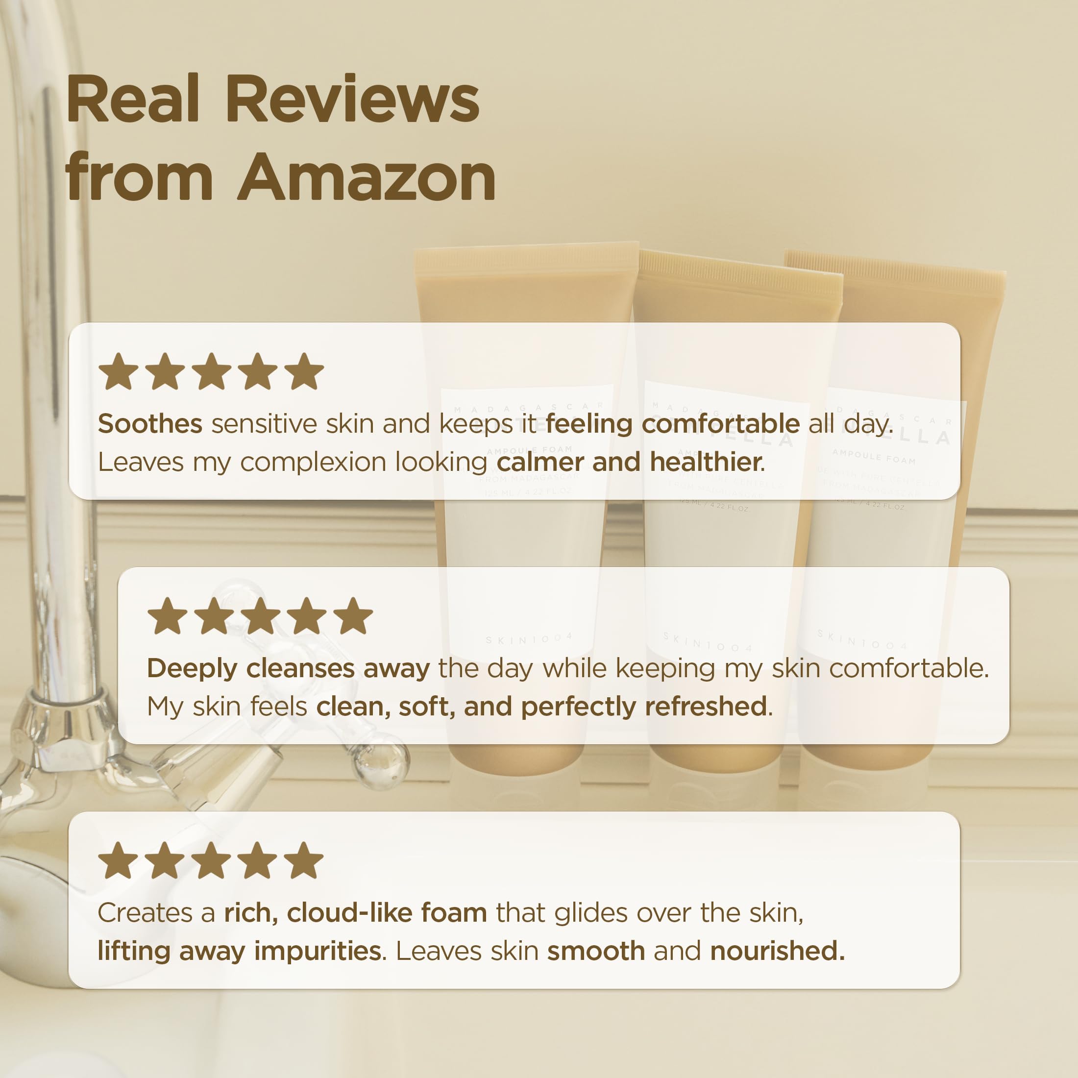 Madagascar Centella Ampoule Foam, 125mL | Mild and Soothing Face Cleanser