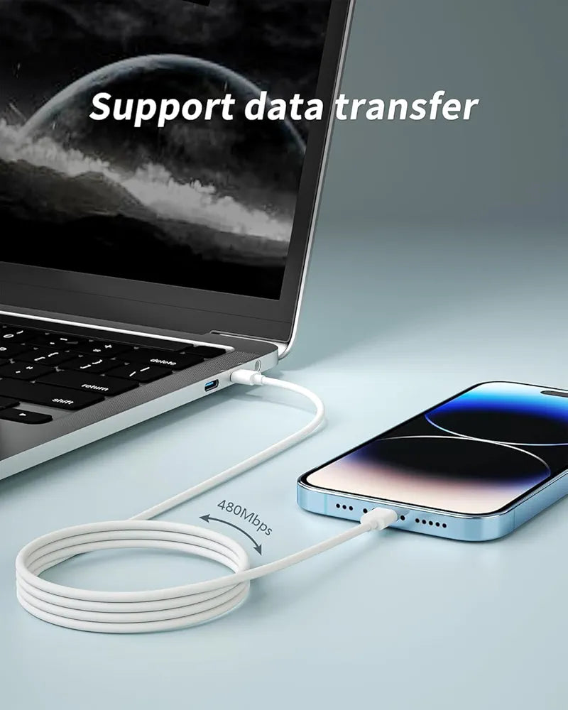 20W PD iPhone Fast Charger with 2M Lightning Cable