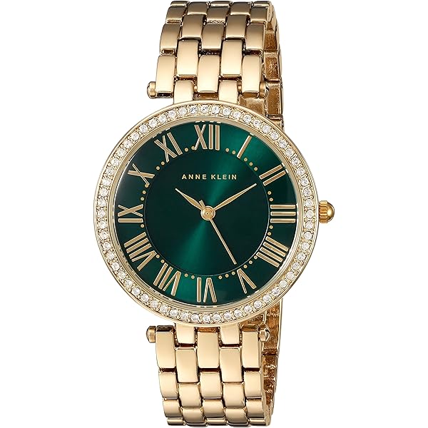 Anne Klein Women's Analog Japanese Quartz Watch With Alloy Strap Ak/2230Gngb