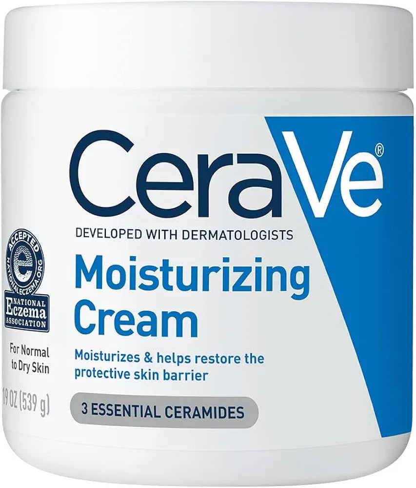 CeraVe Moisturizing Cream for Dry Skin – with Hyaluronic Acid & Ceramides