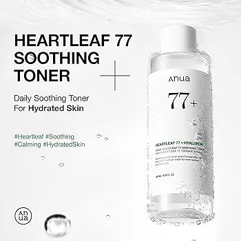 Anua Heartleaf 77 Soothing Toner – Hydrating & Calming Glass Skin Toner (500ml)