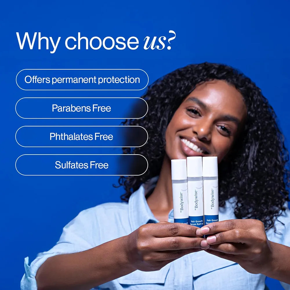 Be Bodywise Rosemary Hair Growth Serum Roll-On – Hair Fall Control (25ml)