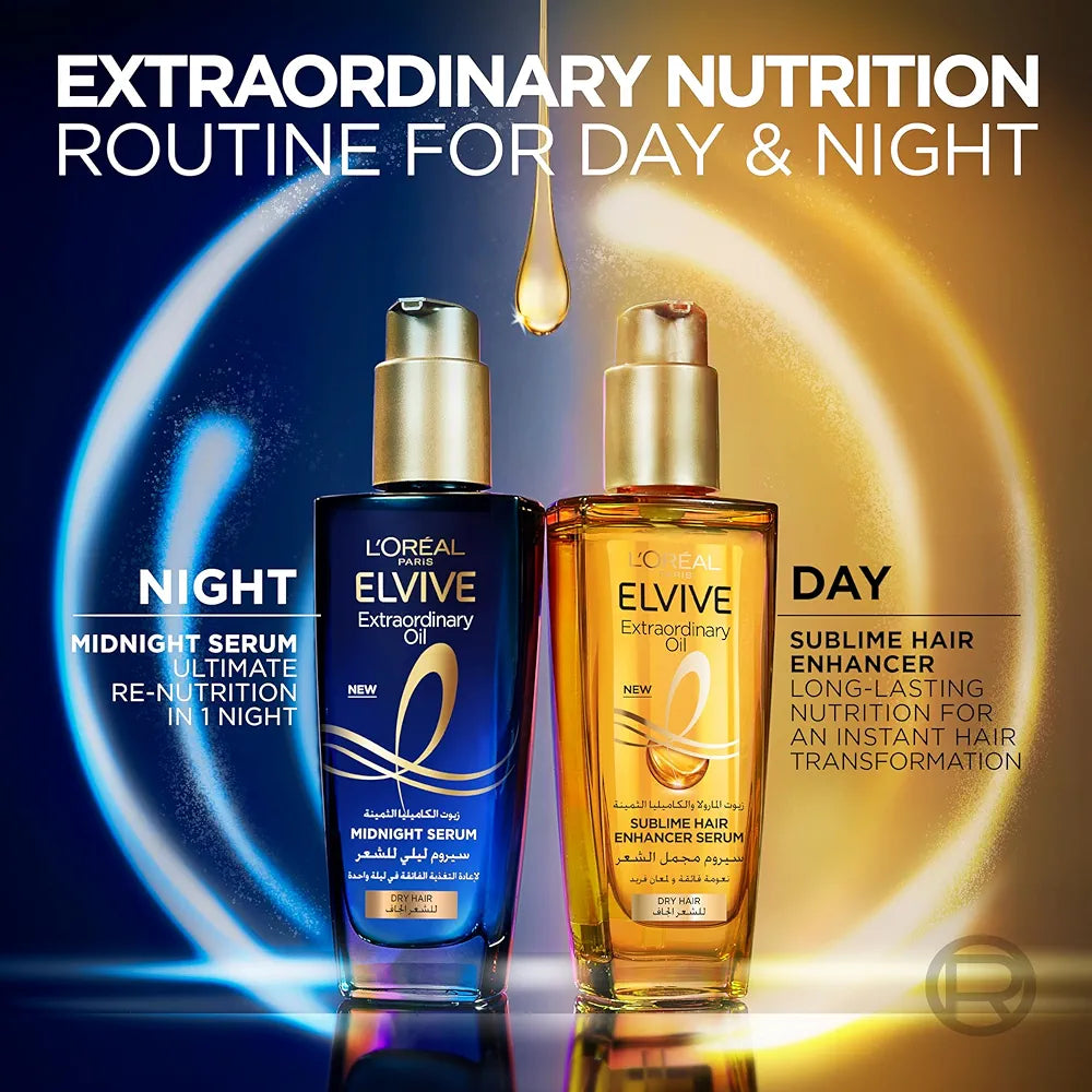 L’Oréal Paris L'Oreal Elvive Extraordinary Oil Midnight Serum For Dry Hair 100ml