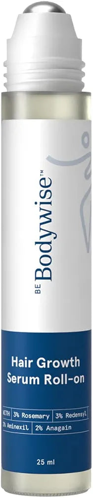 Be Bodywise Rosemary Hair Growth Serum Roll-On – Hair Fall Control (25ml)