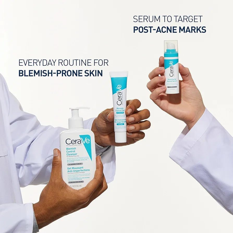 CeraVe Blemish Control Cleanser Face Wash For Acne & Blemish Prone Skin with 2% Salicylic Acid