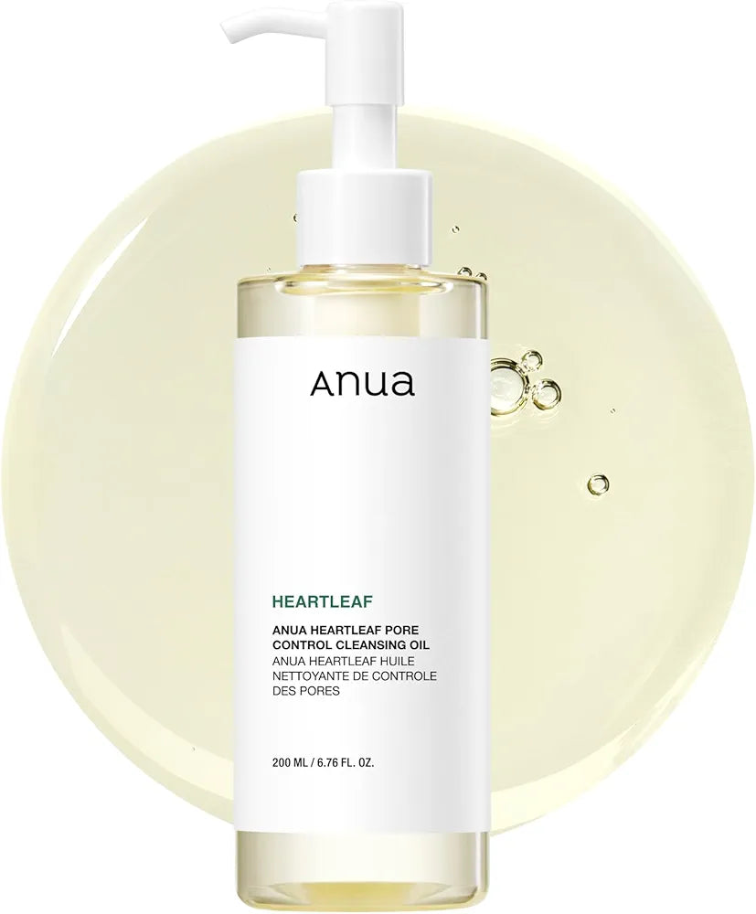 Anua Heartleaf Pore Control Cleansing Oil – Makeup & Blackhead Remover (200ml)
