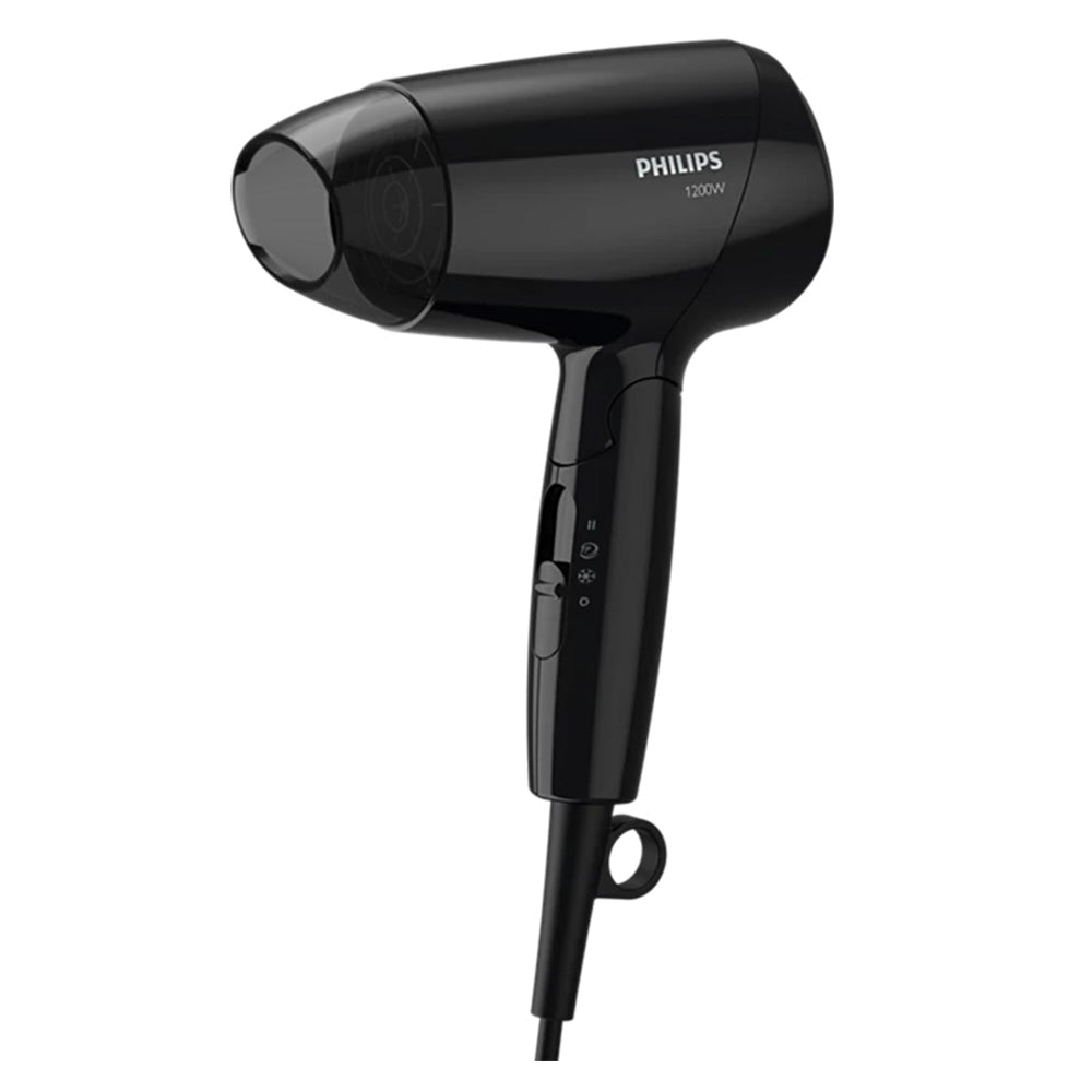 Philips Essential Care Hair Dryer – ThermoProtect, Foldable, 1200W (BHC010/13)