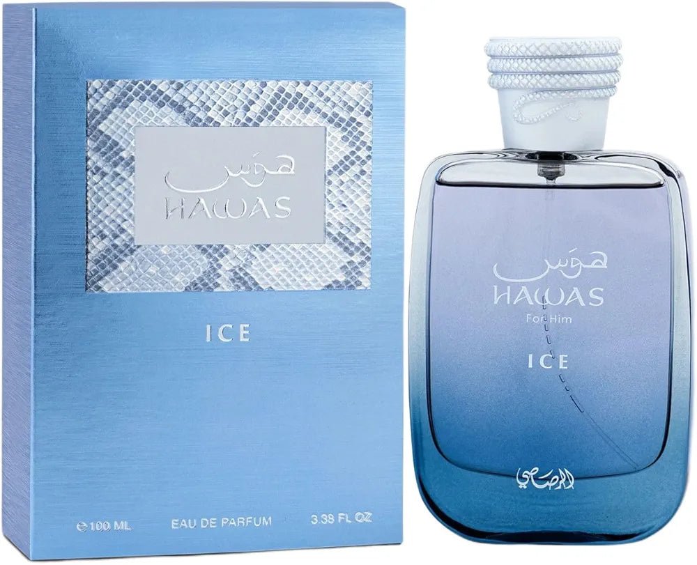 Rasasi Hawas Ice Men EDP – Fresh & Long-Lasting 100ml Perfume