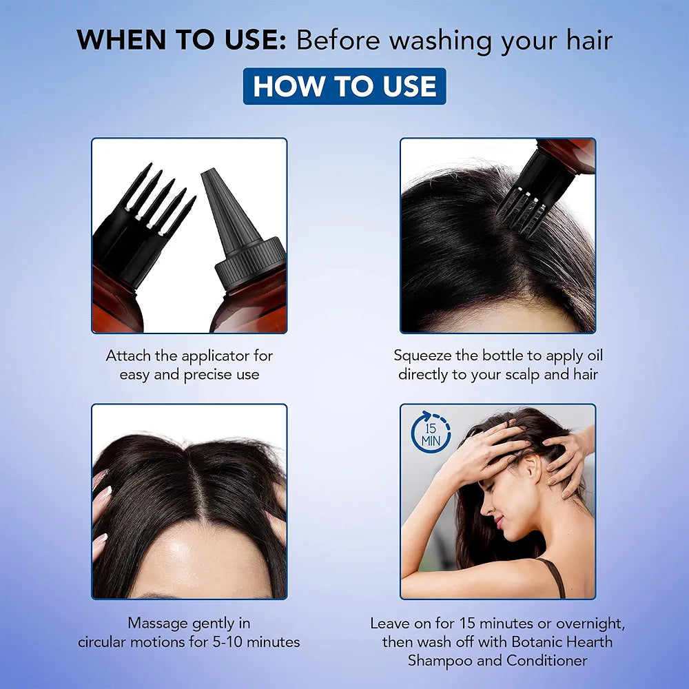 Botanic Hearth Rosemary Oil – Hair Growth & Strengthening (198ml)